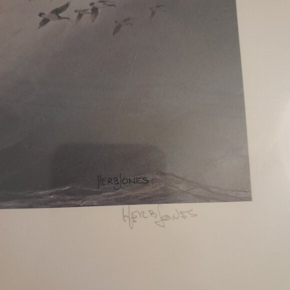 Herb Jones Lithograph "Chesapeake Channel" - Picture 4 of 6